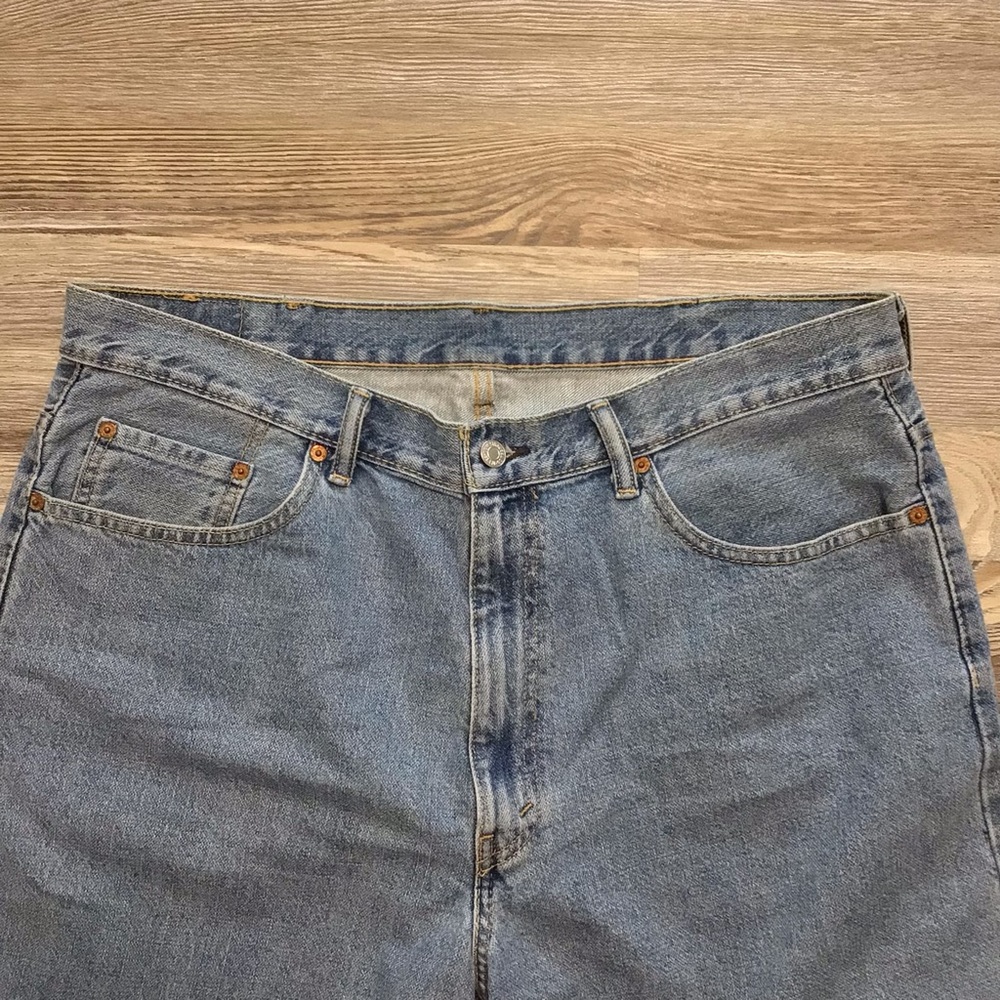 Levi’s 550 Relaxed Cotton Light Rinse Jean Shorts 40 - Picture 3 of 14